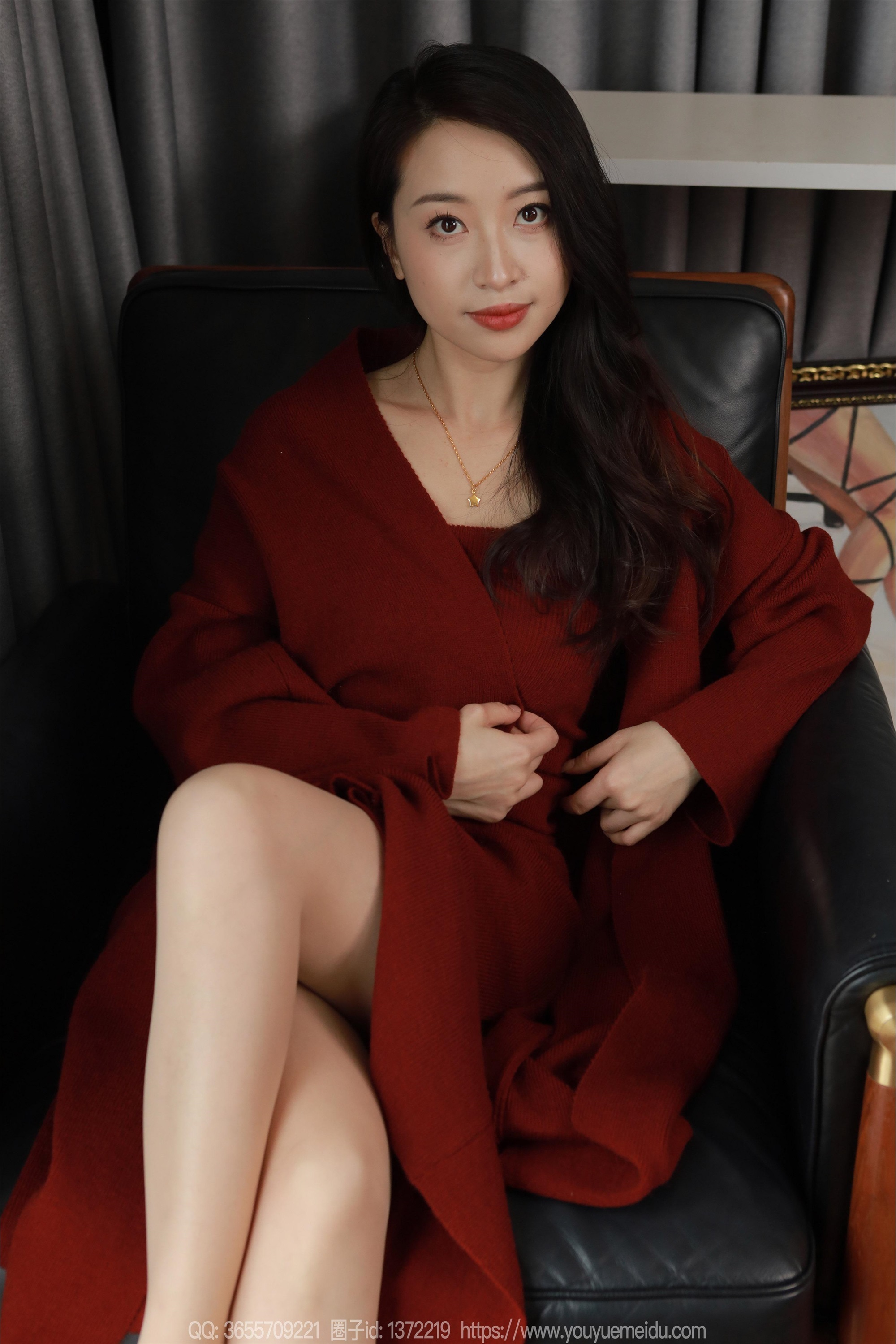 IESS异思趣向  2025.01.31 丝享家 1965 小婕《红色针织裙（下）》